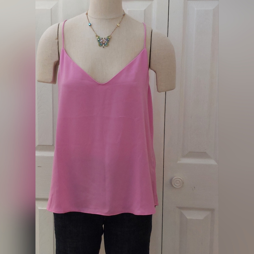 J.Crew L pink racerback camisole